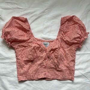 Princess Polly Size 0 Puff Sleeve top